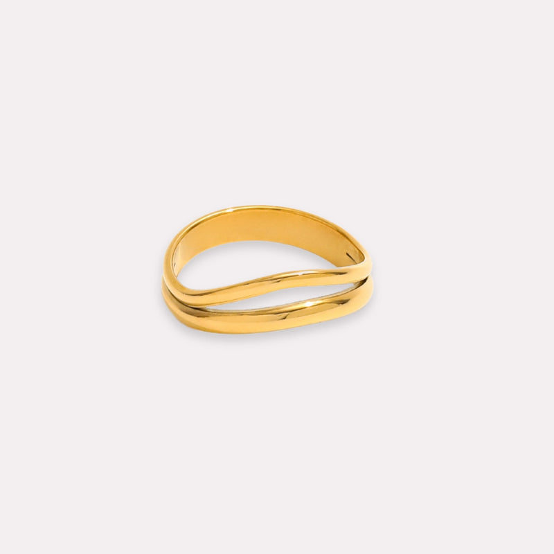 "Breeze" Double Ring