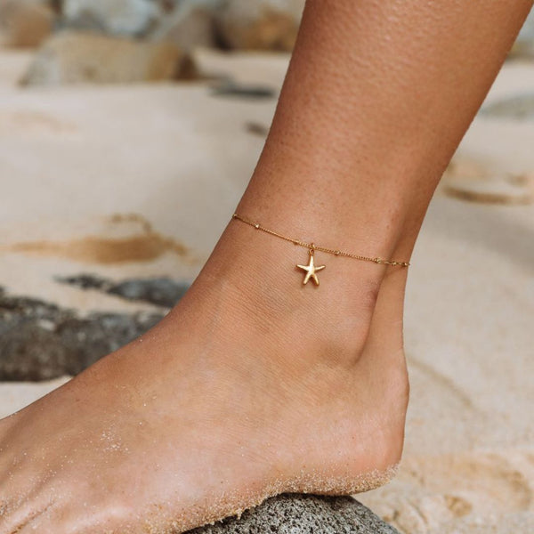 Mini Starfish Anklet