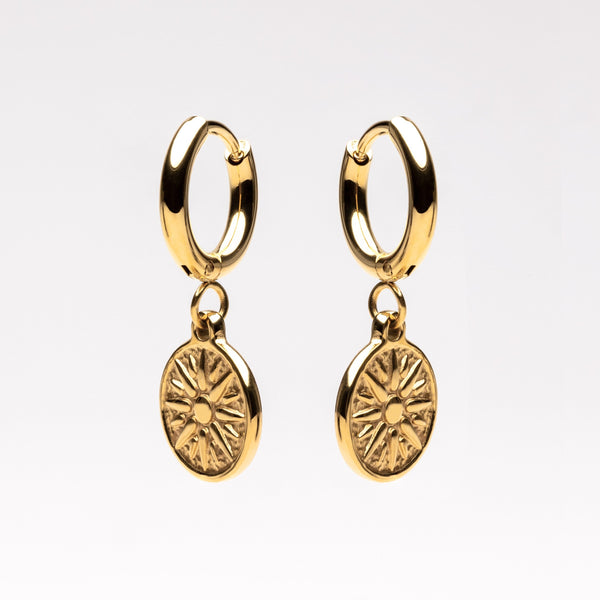 Golden Sun Earrings