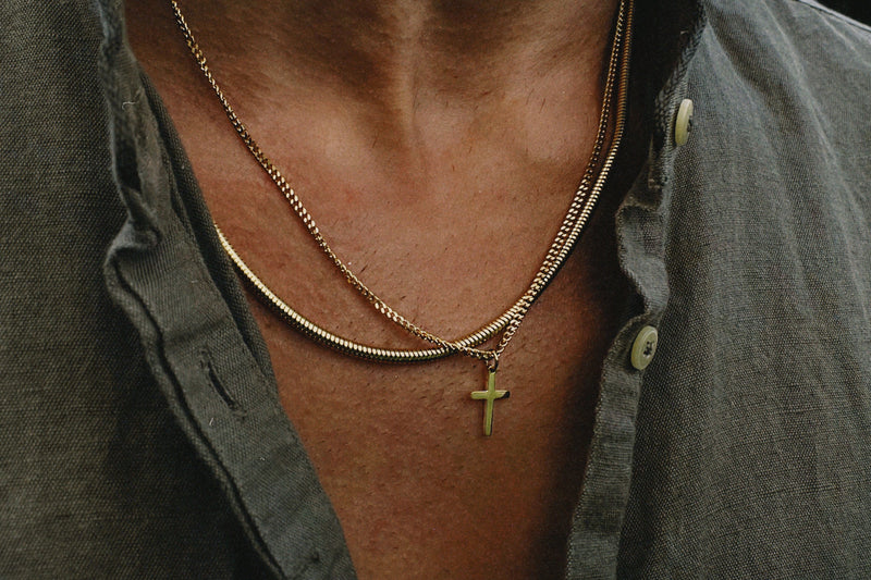 "CROSS" PENDANT - GOLD