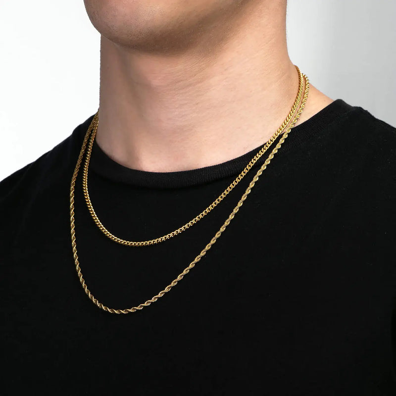 CUBAN 3MM CHAIN - GOLD