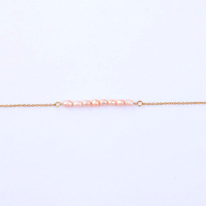 Pink Freshwater Pearl Bracelet