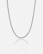 ROPE CHAIN 5MM - Solid White Gold