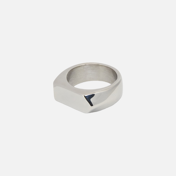 "LOGÉMENT" RING - WHITE GOLD