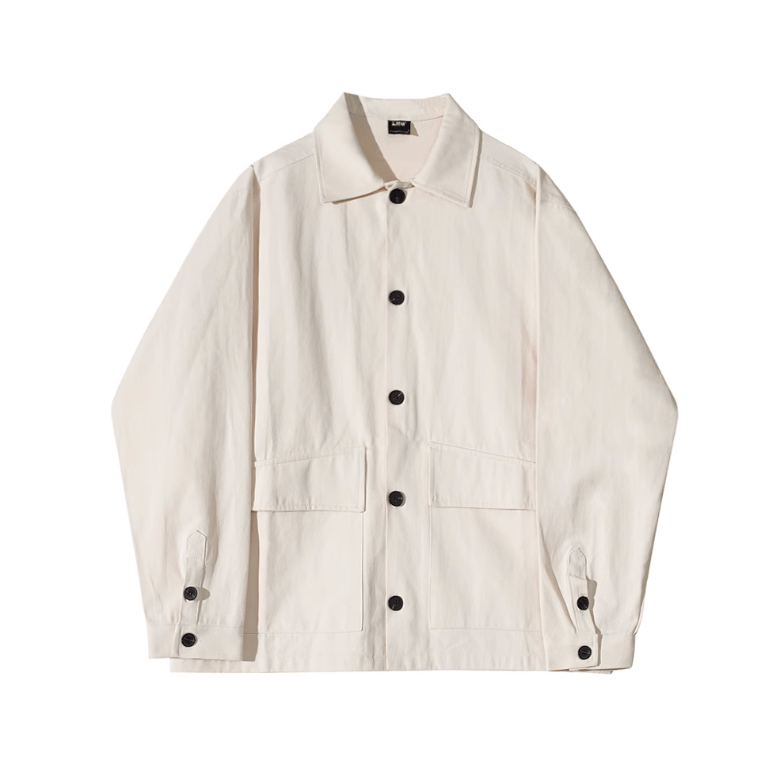 "BUTTON" SHIRT JACKET