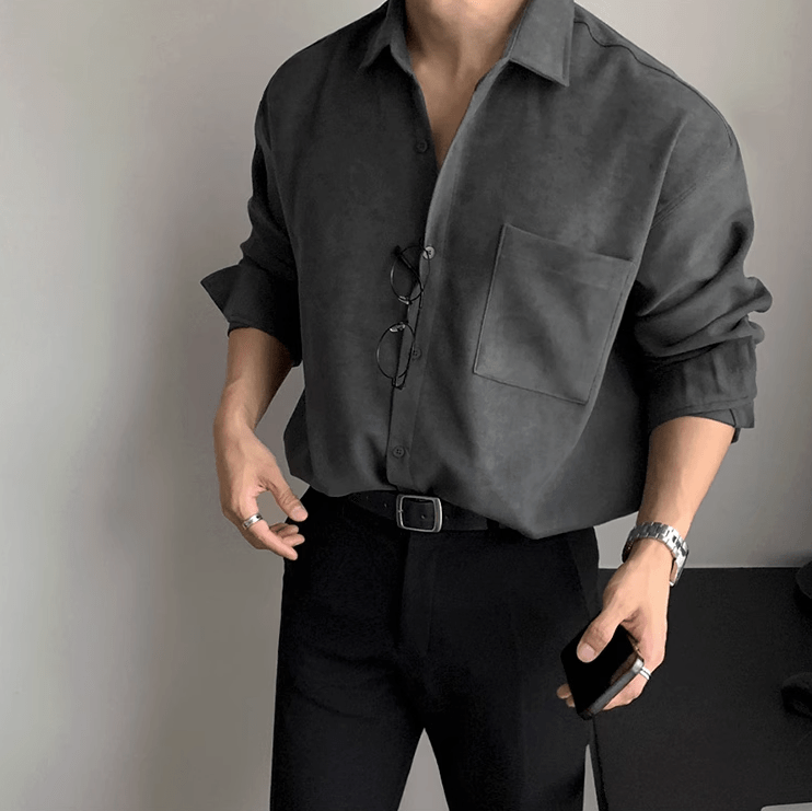 "CASUAL" BUTTON-UP SHIRT