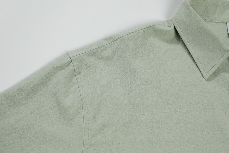 "BASIC COTTON" COLLAR SHIRT