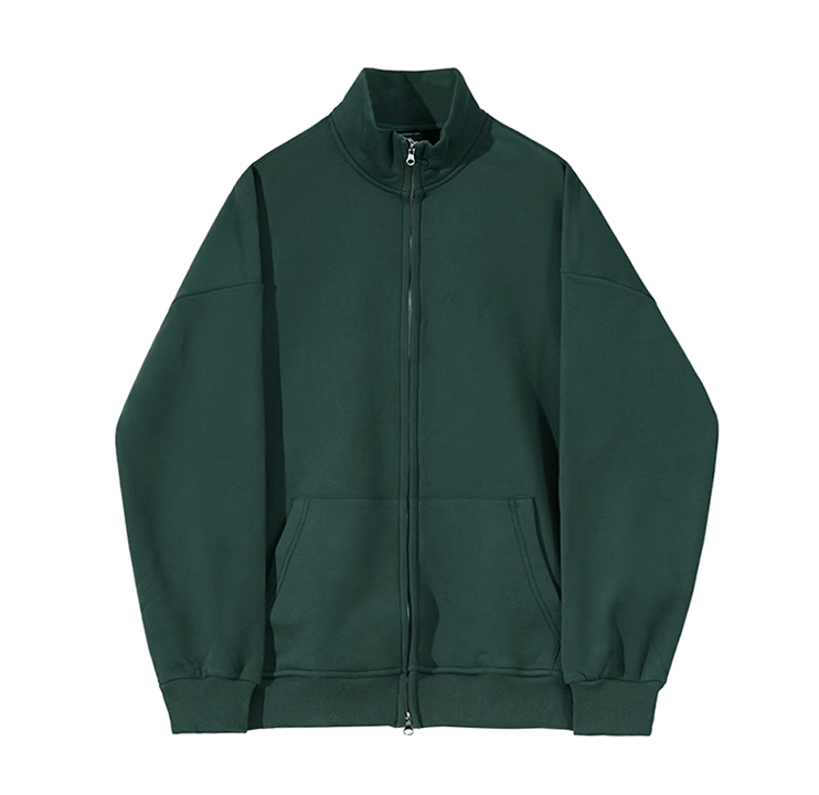 "FULL ZIP-UP" SWEATER