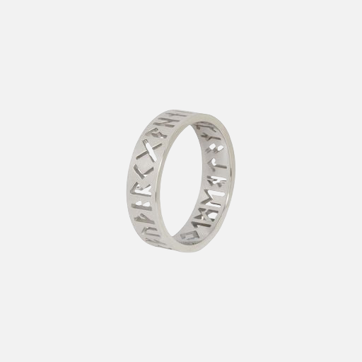 "VIKINGUE" RING - WHITE GOLD