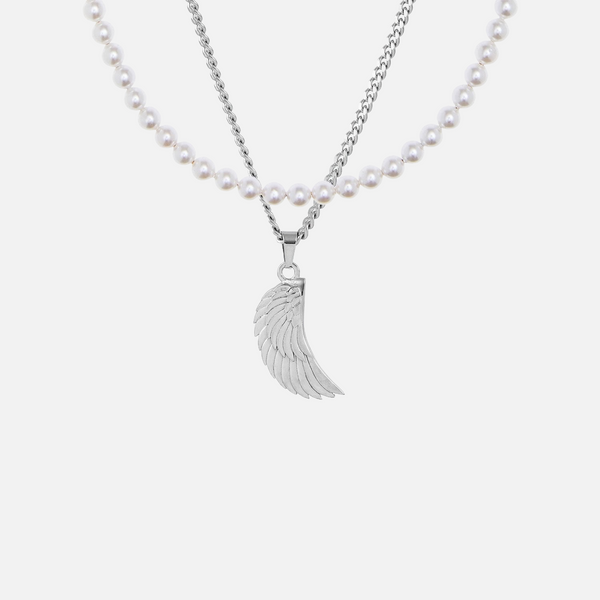 Pearl Wing Set - WHITE GOLD