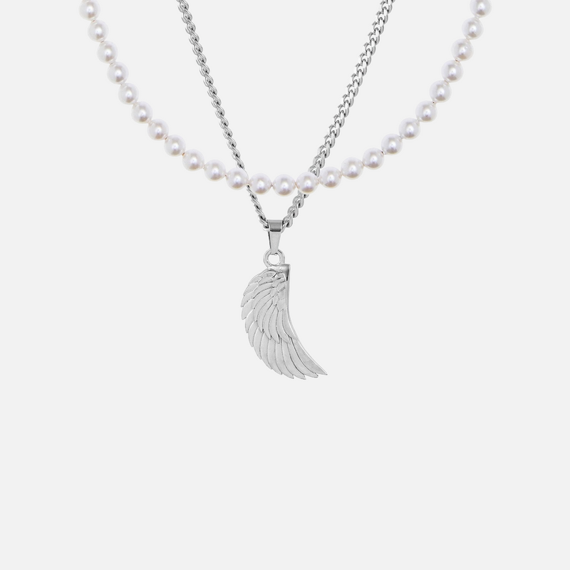 Pearl Wing Set - WHITE GOLD