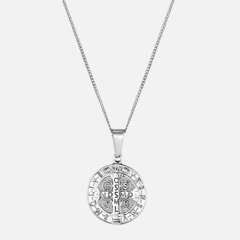 "TEMPLAR" PENDANT - WHITE GOLD