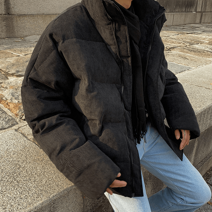ASOS Asos Oversized Puffer Jacket With Hood In Black for Men | Lyst
