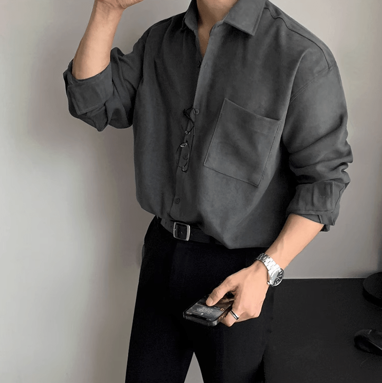 "CASUAL" BUTTON-UP SHIRT