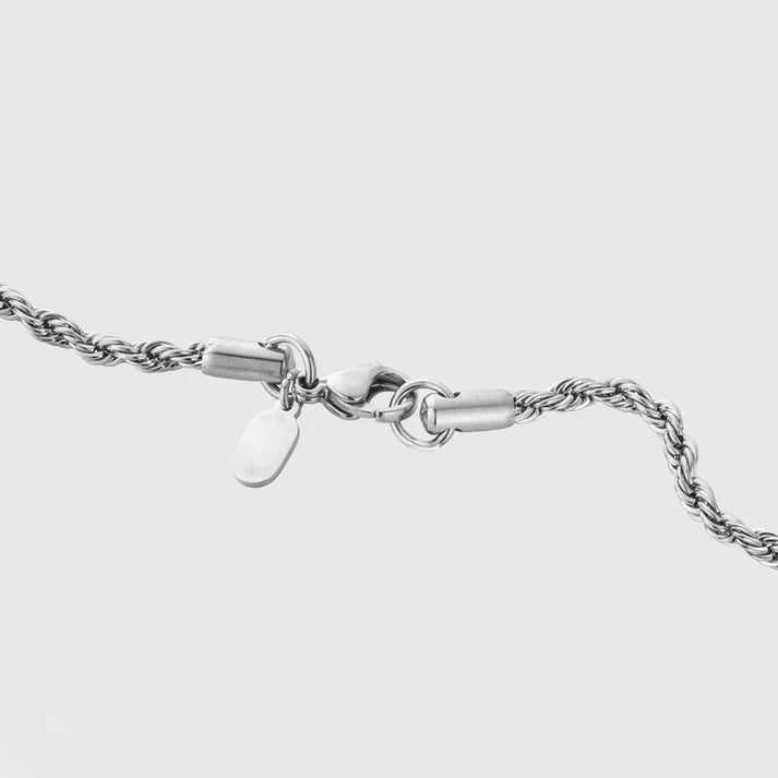 ROPE 2MM CHAIN - WHITE GOLD