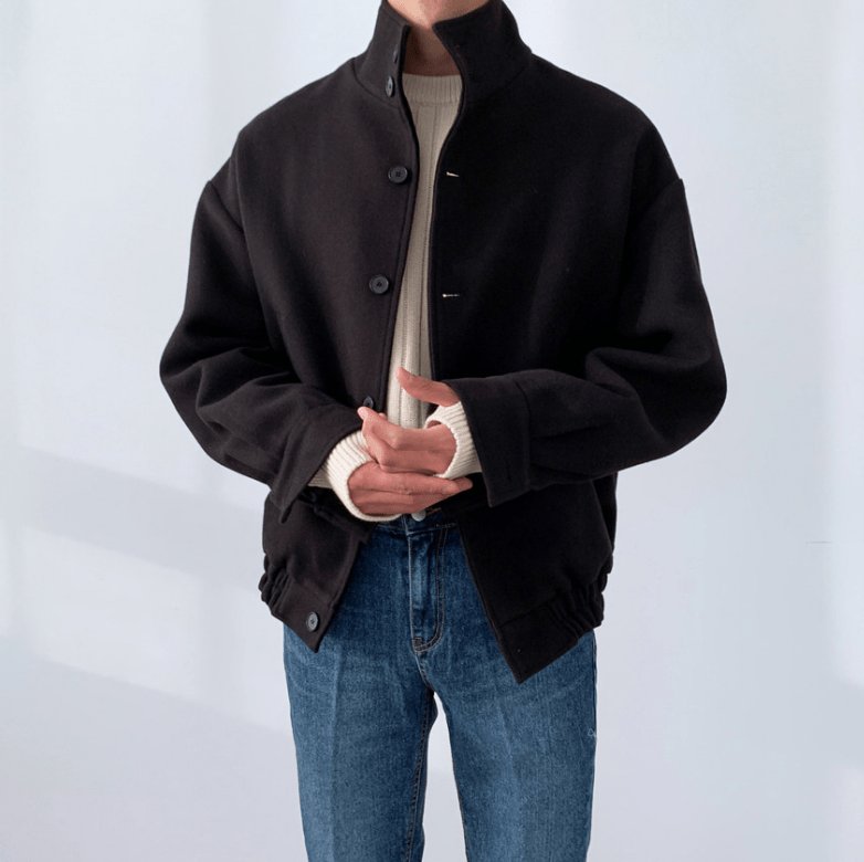 "HEAVY STAND" COLLAR BUTTON-UP JK