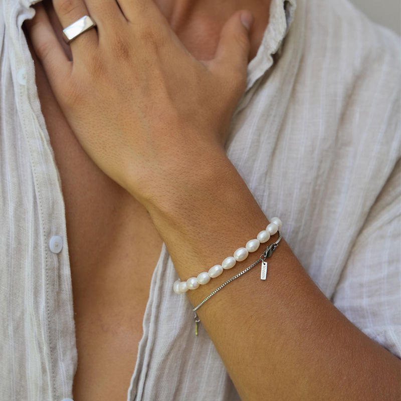 "PERLEY" PEARL BRACELET