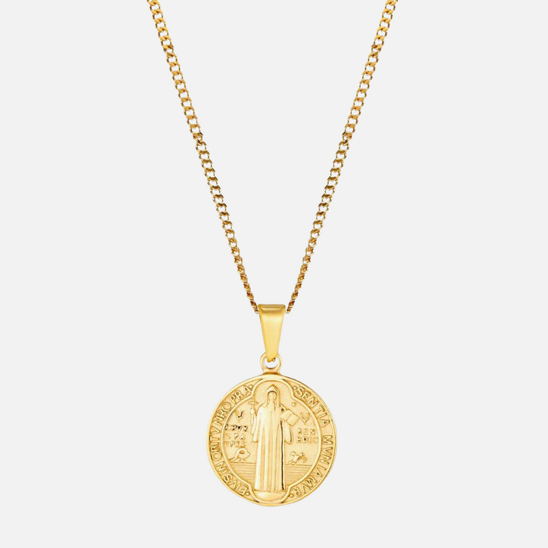 "ST BENEDICT" PENDANT - GOLD