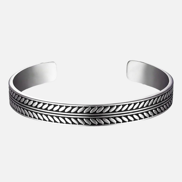 "RATO" CUFF BRACELET - WHITE GOLD