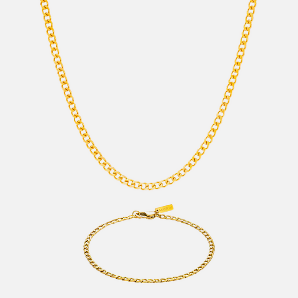 GOLD CUBAN CHAIN BUNDLE (SAVE 20%)