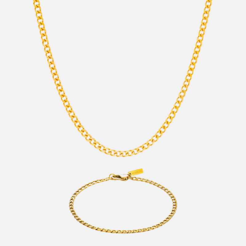 CUBAN CHAIN BUNDLE - GOLD