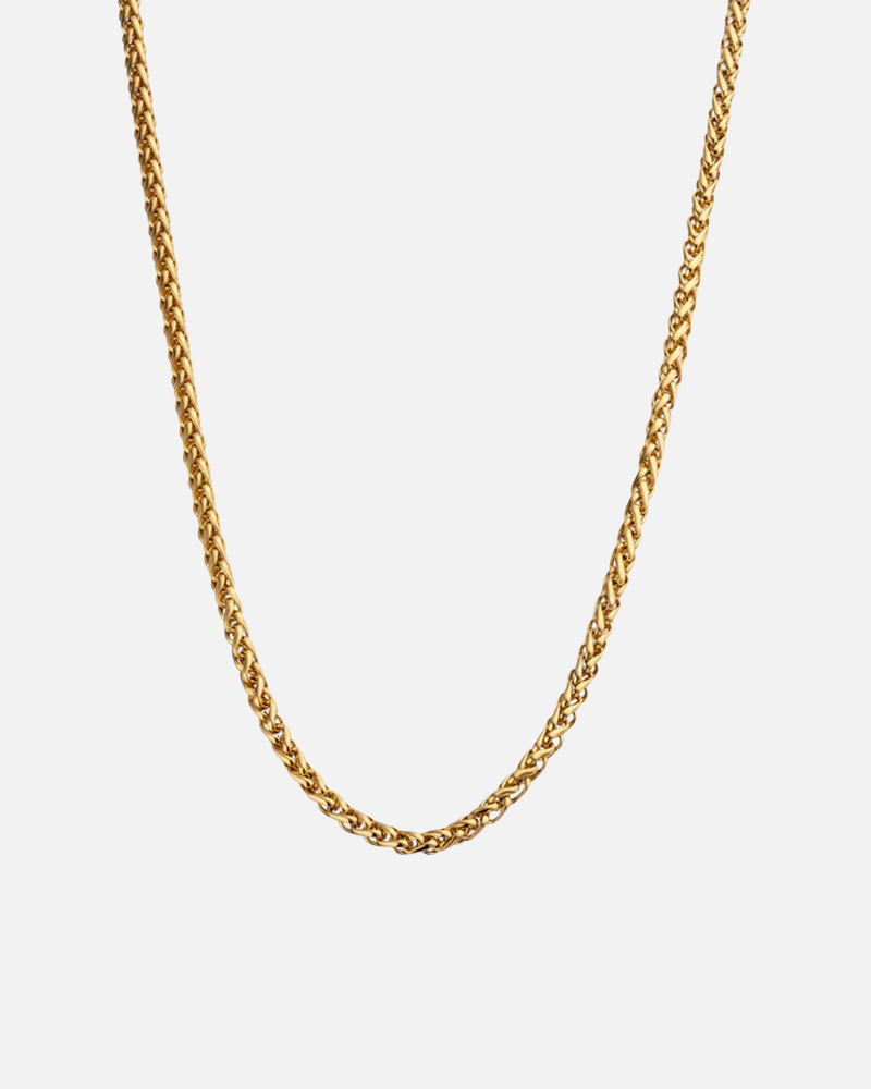 WHEAT 5MM CHAIN - GOLD