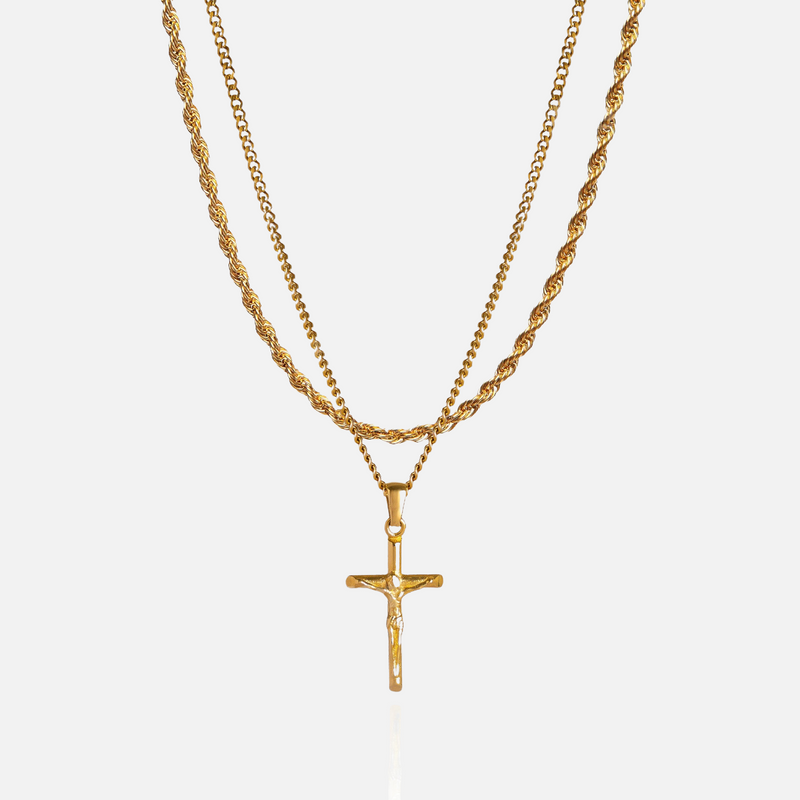 Criss Cross Rope Chain Necklace - A New Day™ Gold : Target