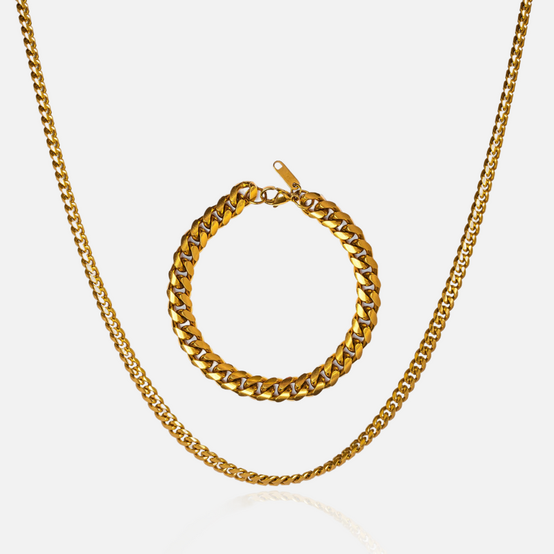 Gold Curb Chain Bundle - (SAVE 20%)