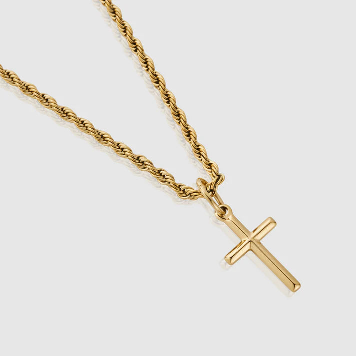 "CROSS" PENDANT - GOLD