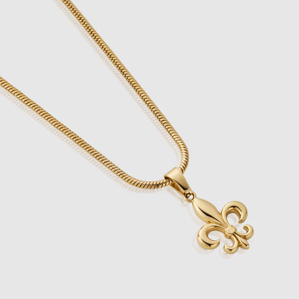 "FLEUR-DE-LIS" PENDANT - GOLD