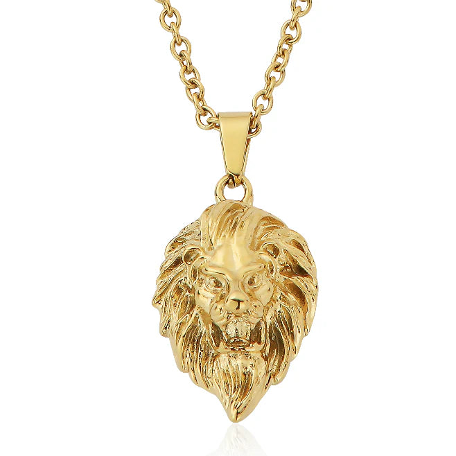 "LION" PENDANT - GOLD