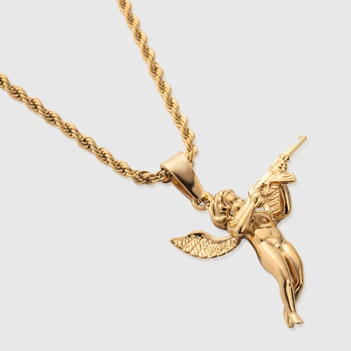 "CUPID'S REVENGE" PENDANT - GOLD