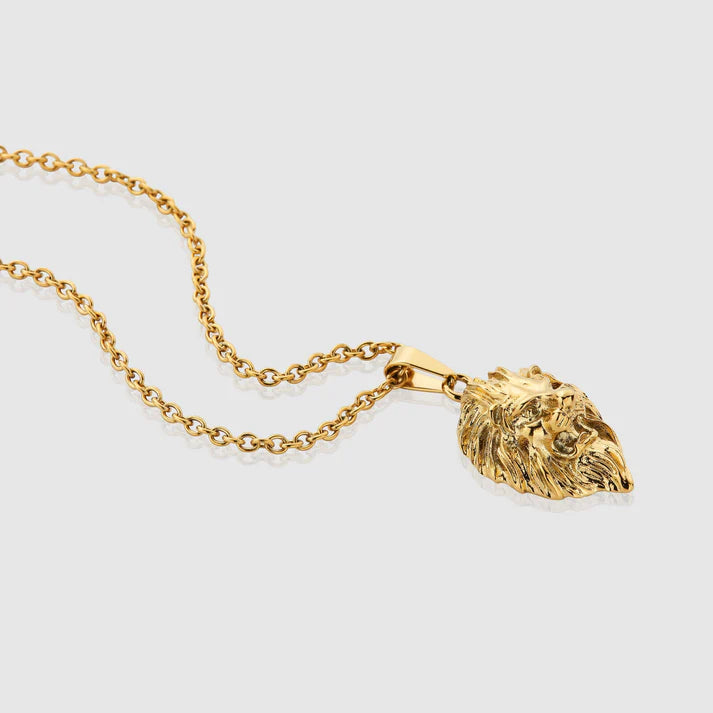 "LION" PENDANT - GOLD