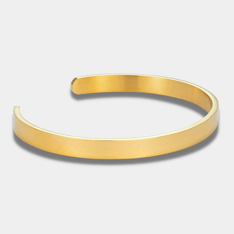 "LUMINEX" CUFF BRACELET - GOLD