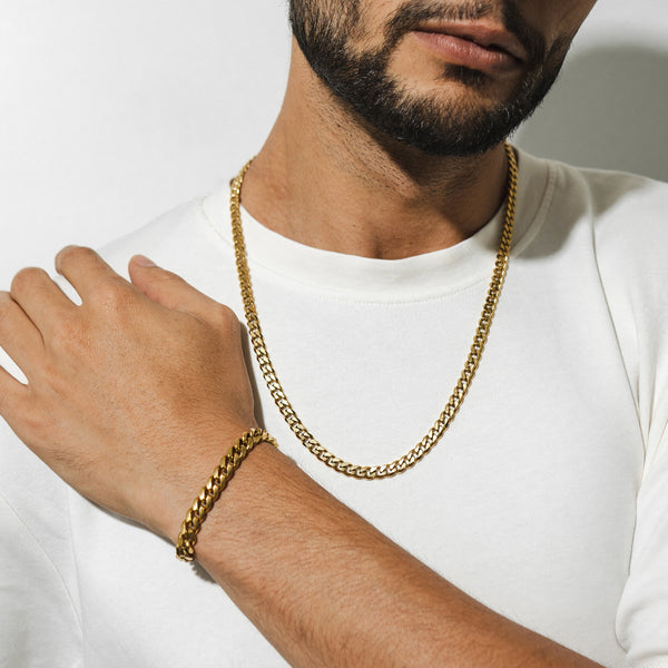 Gold Curb Chain Bundle - (SAVE 20%)