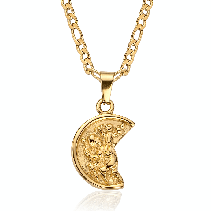 "ST. CHRISTOPHE" Pendant - Gold