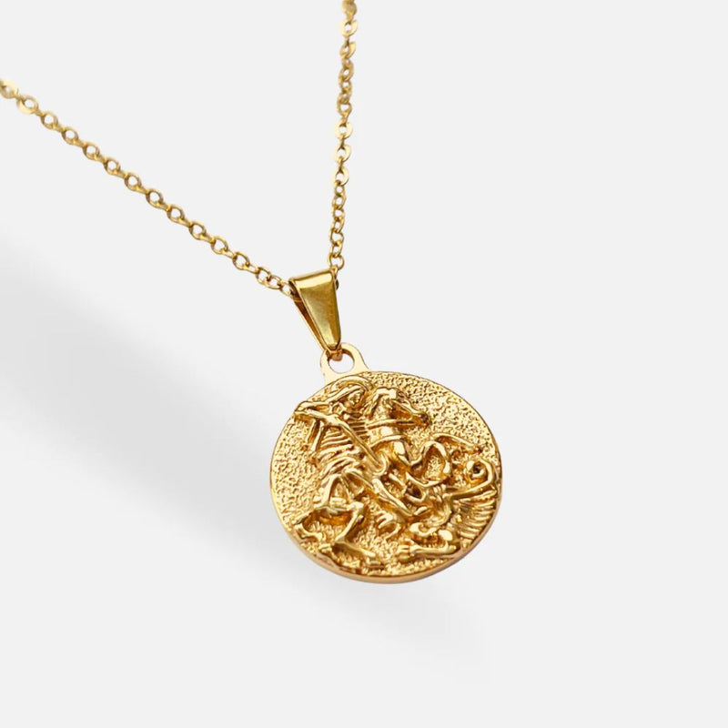 "ST GEORGE" PENDANT - GOLD