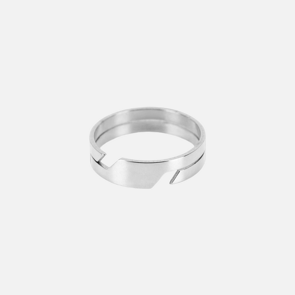 GÉOMÉTRIQUE RING - WHITE GOLD