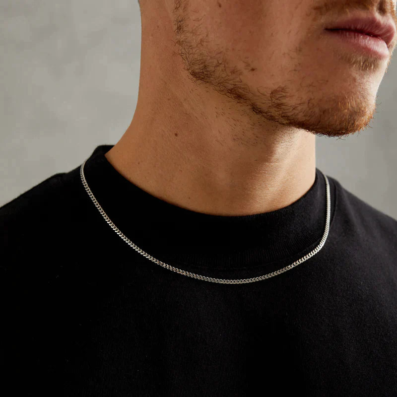 Solid gold 2025 micro cuban chain