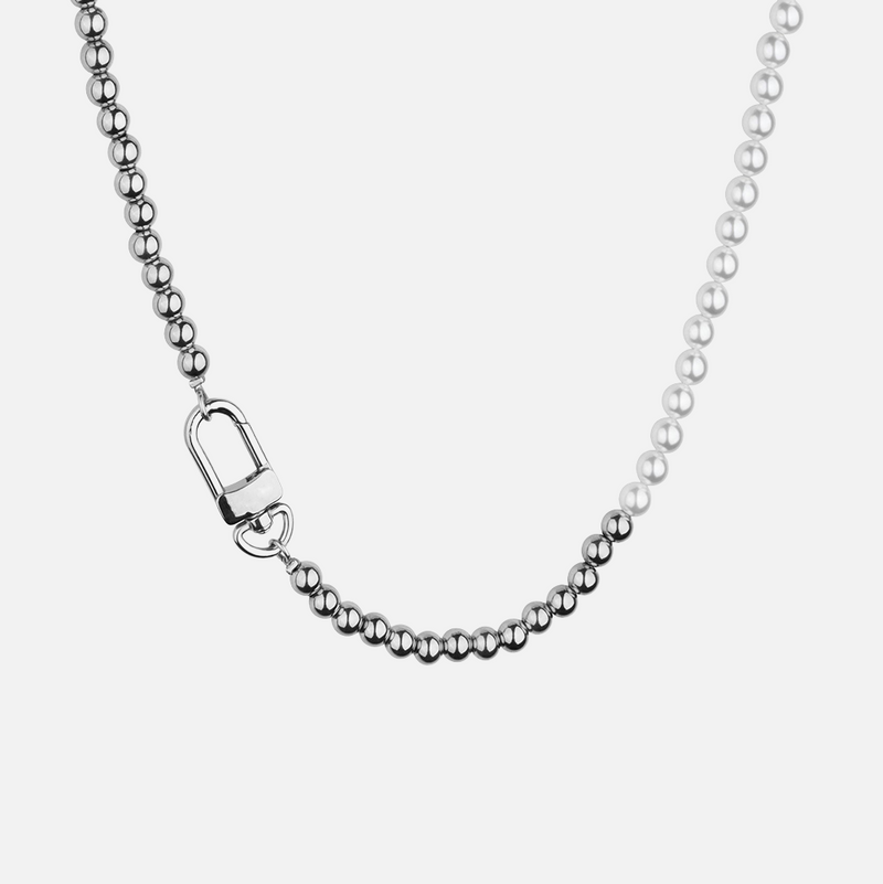 Nuca Necklace - WHITE GOLD