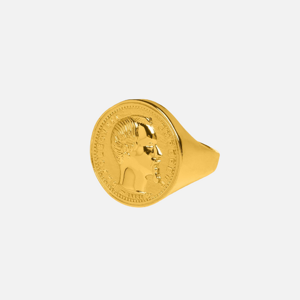 "COINE" RING - GOLD