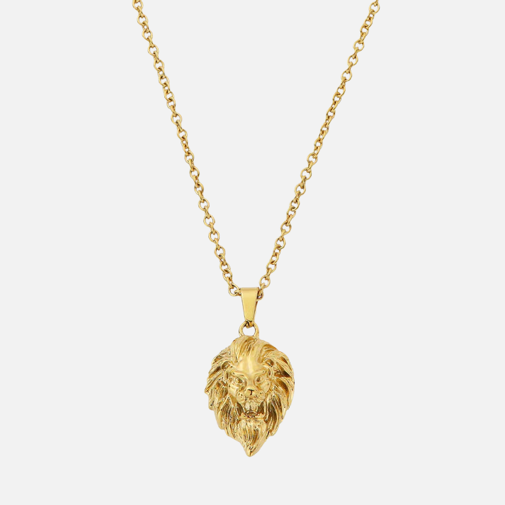 "LION" PENDANT - GOLD