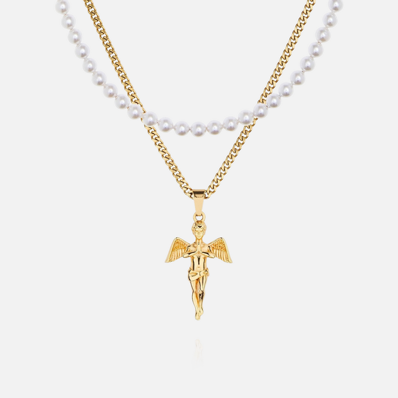 Pearl Angel Set - Gold