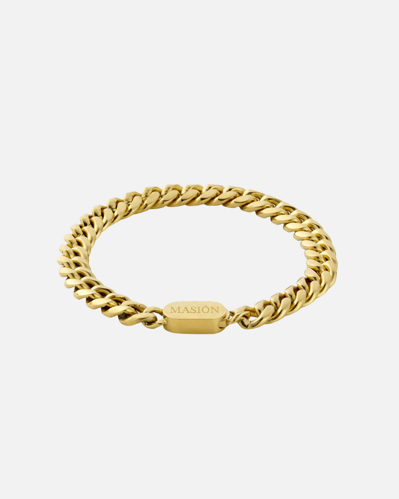 CUBAN 8MM BRACELET - GOLD