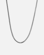 WHEAT 5MM CHAIN - WHITE GOLD