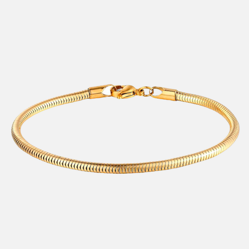 SNAKE CHAIN BRACELET - Solid Gold