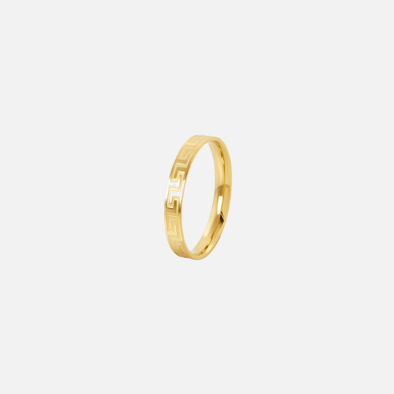 "MÉANDRE" RING - GOLD