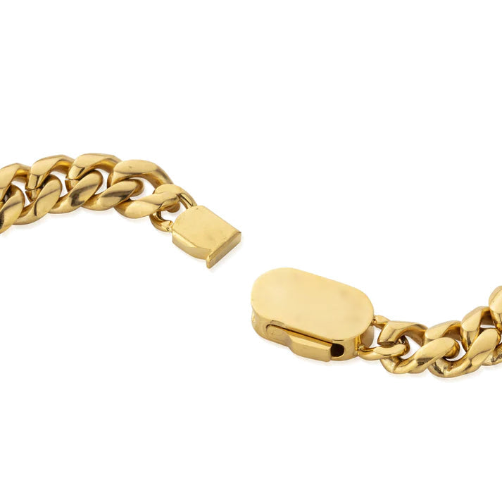 "CUBAN" 8MM BRACELET - GOLD