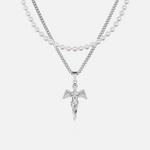 Pearl Angel Set - WHITE GOLD